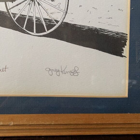 Greg Kempfs “Going to Market” Lithograph Print Numbered and Signed - Picture 8 of 15